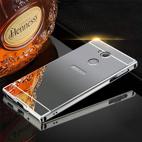 Luxury Aluminum Metal Cover Case for Sony Xperia L2 Gray