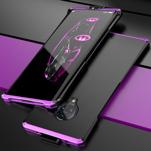 Luxury Aluminum Metal Cover Case for Vivo Nex 3 5G Purple