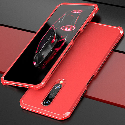 Luxury Aluminum Metal Cover Case for Xiaomi Redmi K30 5G Red