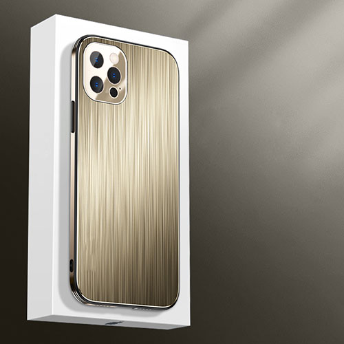 Luxury Aluminum Metal Cover Case M01 for Apple iPhone 13 Pro Max Gold