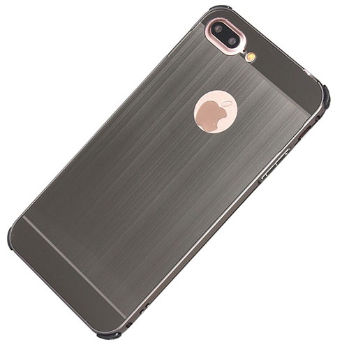 Luxury Aluminum Metal Cover Case M01 for Apple iPhone 7 Plus Dark Gray