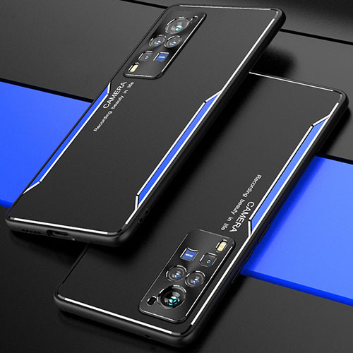 Luxury Aluminum Metal Cover Case M01 for Vivo X60 Pro 5G Blue