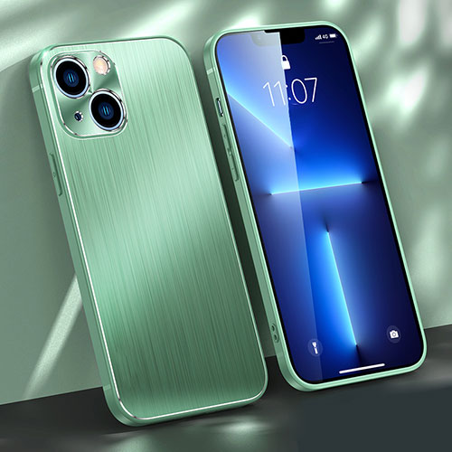 Luxury Aluminum Metal Cover Case M03 for Apple iPhone 14 Plus Green