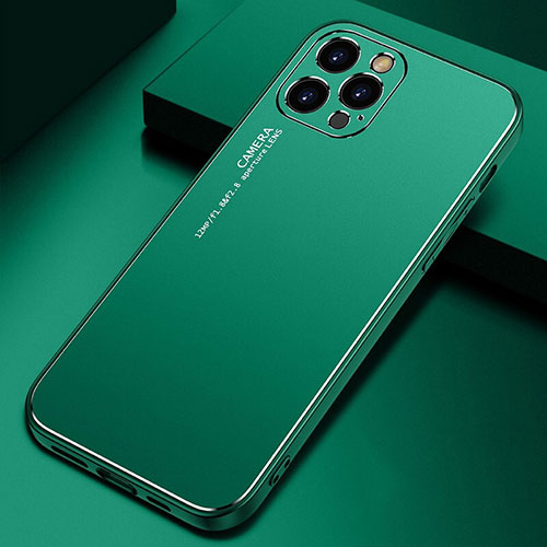 Luxury Aluminum Metal Cover Case M04 for Apple iPhone 13 Pro Max Green