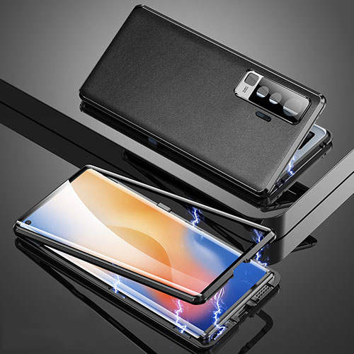 Luxury Aluminum Metal Cover Case M04 for Vivo X50 5G Black