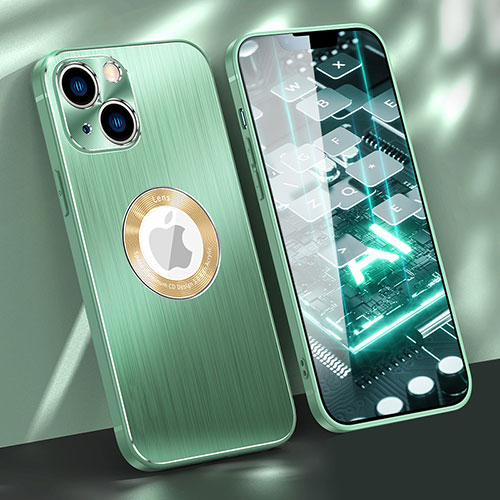 Luxury Aluminum Metal Cover Case M08 for Apple iPhone 14 Plus Green