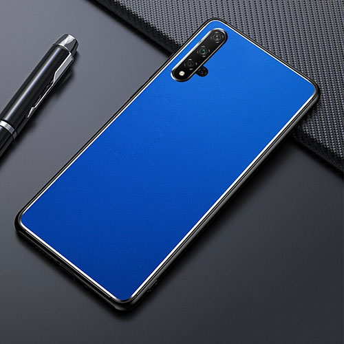 Luxury Aluminum Metal Cover Case T01 for Huawei Honor 20 Blue