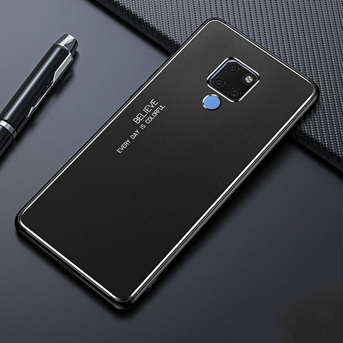 Luxury Aluminum Metal Cover Case T01 for Huawei Mate 20 Black