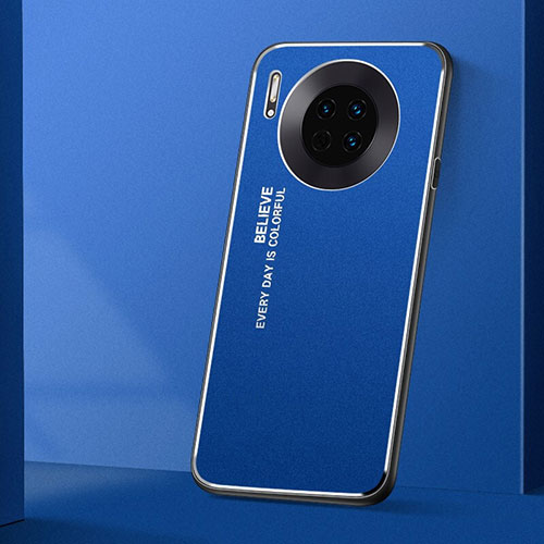 Luxury Aluminum Metal Cover Case T01 for Huawei Mate 30E Pro 5G Blue