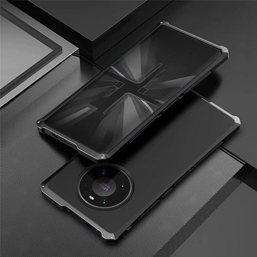 Luxury Aluminum Metal Cover Case T01 for Huawei Mate 40 Pro Black