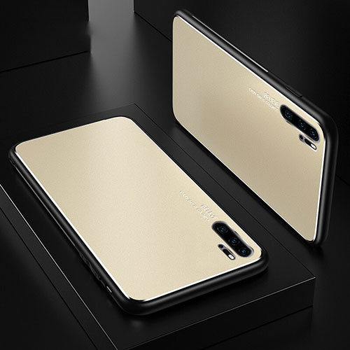 Luxury Aluminum Metal Cover Case T01 for Huawei P30 Pro Gold