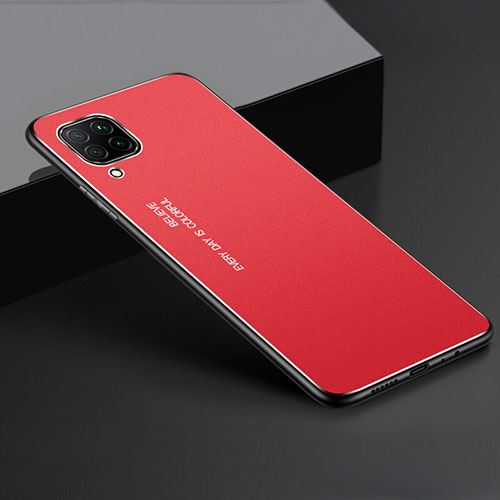 Luxury Aluminum Metal Cover Case T01 for Huawei P40 Lite Red