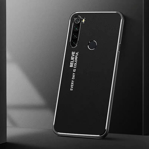 Luxury Aluminum Metal Cover Case T01 for Xiaomi Redmi Note 8 Black