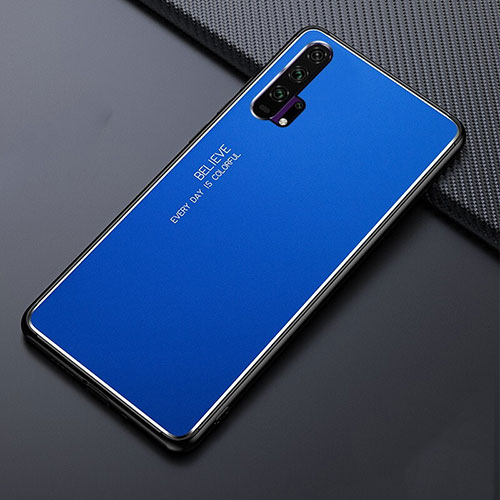 Luxury Aluminum Metal Cover Case T02 for Huawei Honor 20 Pro Blue