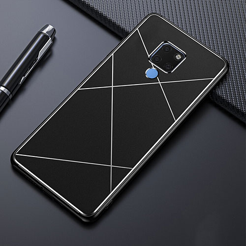 Luxury Aluminum Metal Cover Case T02 for Huawei Mate 20 Black