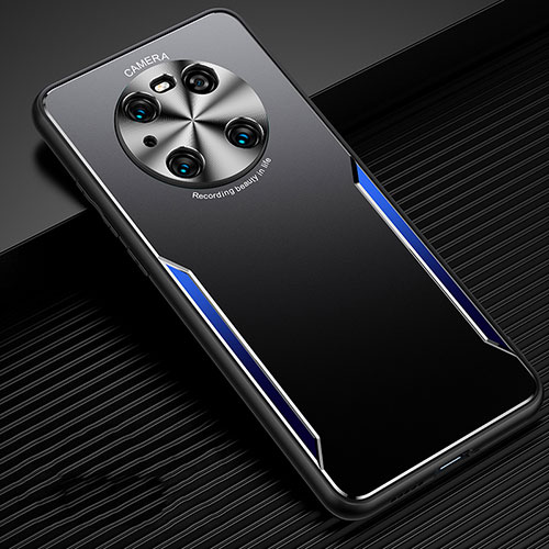 Luxury Aluminum Metal Cover Case T02 for Huawei Mate 40 Pro Blue