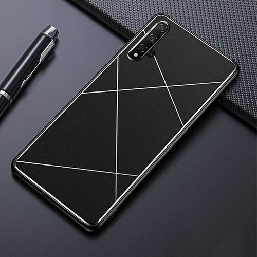 Luxury Aluminum Metal Cover Case T02 for Huawei Nova 5T Black