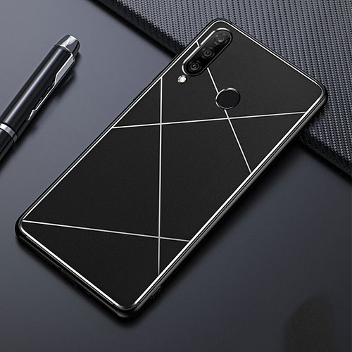Luxury Aluminum Metal Cover Case T02 for Huawei P30 Lite New Edition Black