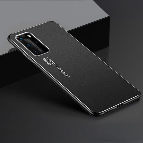 Luxury Aluminum Metal Cover Case T02 for Huawei P40 Pro Black
