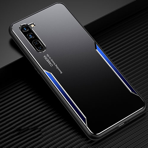 Luxury Aluminum Metal Cover Case T02 for Oppo Find X2 Lite Blue