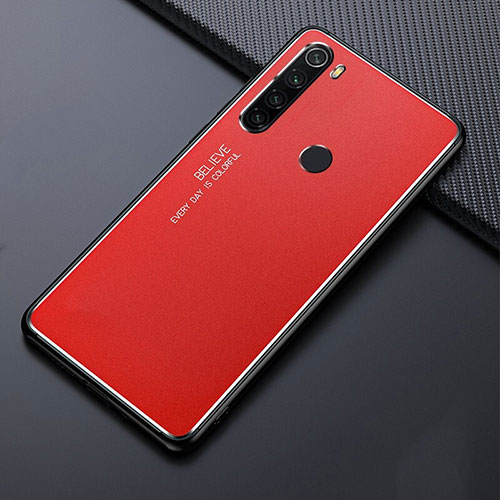 Luxury Aluminum Metal Cover Case T02 for Xiaomi Redmi Note 8T Red