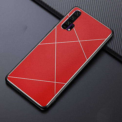 Luxury Aluminum Metal Cover Case T03 for Huawei Honor 20 Pro Red