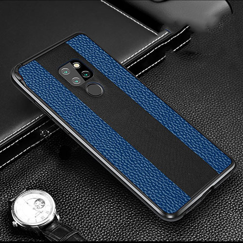 Luxury Aluminum Metal Cover Case T03 for Huawei Mate 20 X 5G Blue