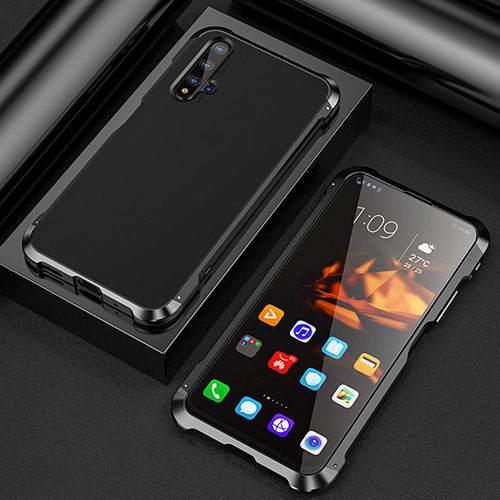 Luxury Aluminum Metal Cover Case T03 for Huawei Nova 5T Black