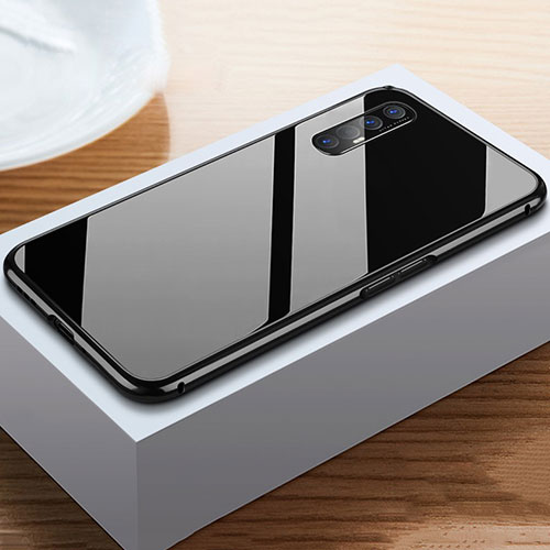 Luxury Aluminum Metal Cover Case T03 for Oppo Find X2 Neo Black