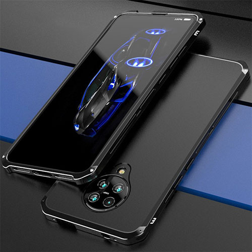 Luxury Aluminum Metal Cover Case T03 for Xiaomi Poco F2 Pro Black
