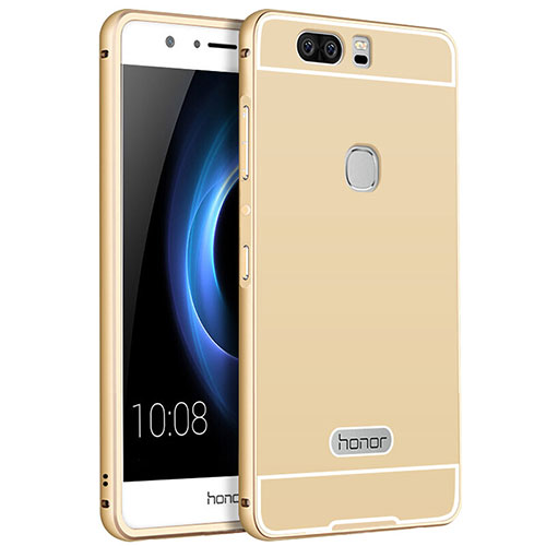 Luxury Aluminum Metal Cover for Huawei Honor V8 Gold
