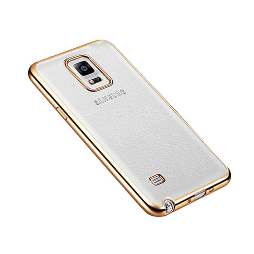 Luxury Aluminum Metal Frame Case for Samsung Galaxy Note 4 Duos N9100 Dual SIM Gold