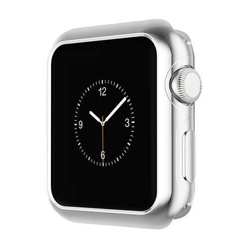 Luxury Aluminum Metal Frame Cover A01 for Apple iWatch 38mm Silver