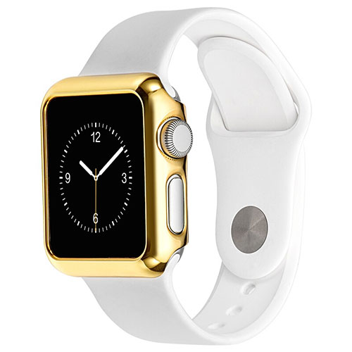Luxury Aluminum Metal Frame Cover C03 for Apple iWatch 2 38mm Gold