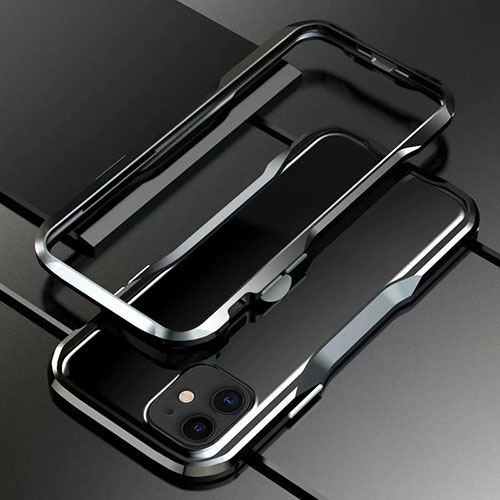 Luxury Aluminum Metal Frame Cover Case for Apple iPhone 11 Black