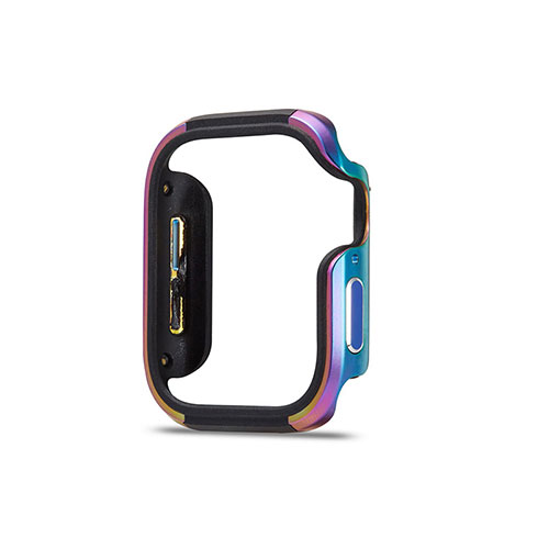 Luxury Aluminum Metal Frame Cover Case for Apple iWatch 5 44mm Colorful