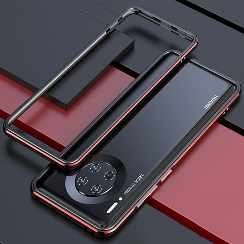 Luxury Aluminum Metal Frame Cover Case for Huawei Mate 30 Red