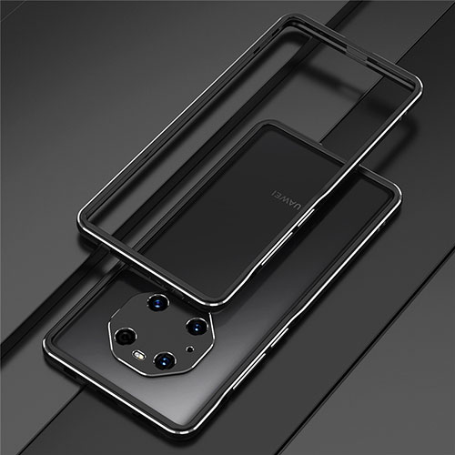 Luxury Aluminum Metal Frame Cover Case for Huawei Mate 40E Pro 5G Black