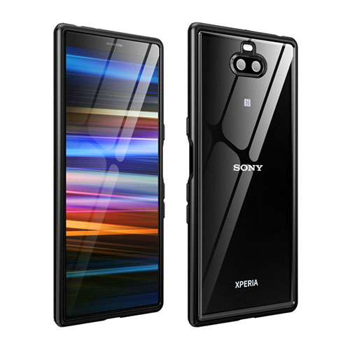 Luxury Aluminum Metal Frame Cover Case for Sony Xperia 10 Black
