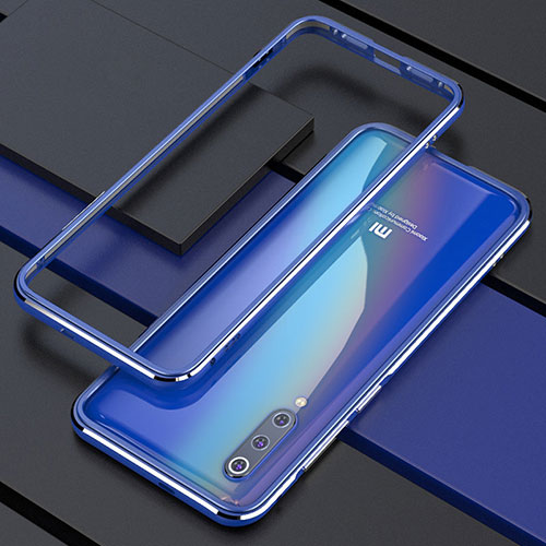 Luxury Aluminum Metal Frame Cover Case for Xiaomi Mi 9 Pro Blue
