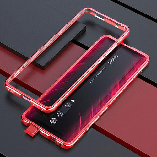 Luxury Aluminum Metal Frame Cover Case for Xiaomi Mi 9T Red