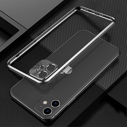 Luxury Aluminum Metal Frame Cover Case N01 for Apple iPhone 12 Mini Black