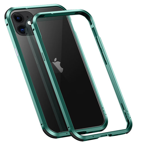 Luxury Aluminum Metal Frame Cover Case T02 for Apple iPhone 12 Mini Green
