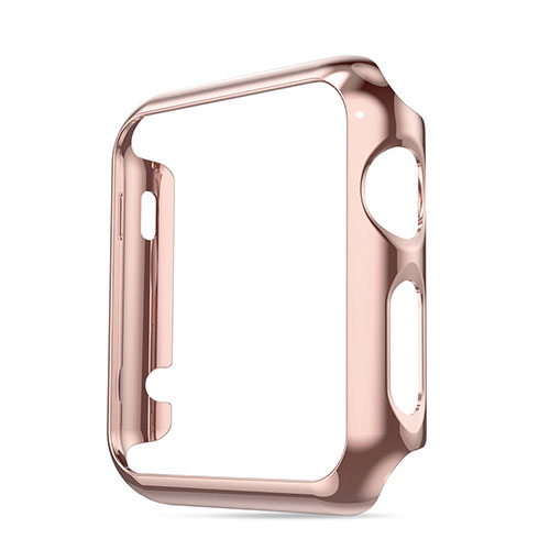 Luxury Aluminum Metal Frame Cover for Apple iWatch 2 42mm Pink