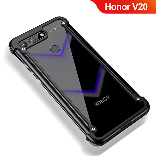 Luxury Aluminum Metal Frame Cover for Huawei Honor V20 Black