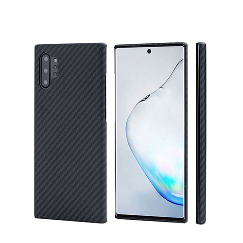 Luxury Carbon Fiber Twill Soft Case C01 for Samsung Galaxy Note 10 Plus 5G Black