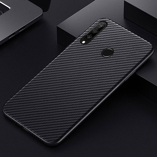 Luxury Carbon Fiber Twill Soft Case T01 for Huawei Honor 20 Lite Black