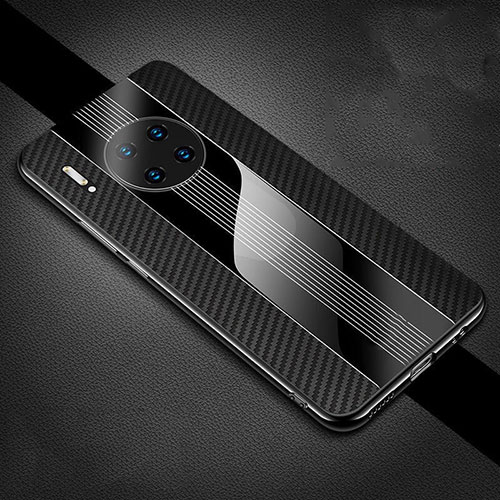 Luxury Carbon Fiber Twill Soft Case T01 for Huawei Mate 30 Pro 5G Black