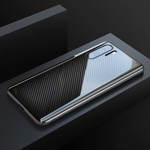 Luxury Carbon Fiber Twill Soft Case T01 for Huawei P30 Pro Black