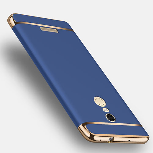 Luxury Metal Frame and Plastic Back Case for Xiaomi Redmi Note 3 Pro Blue